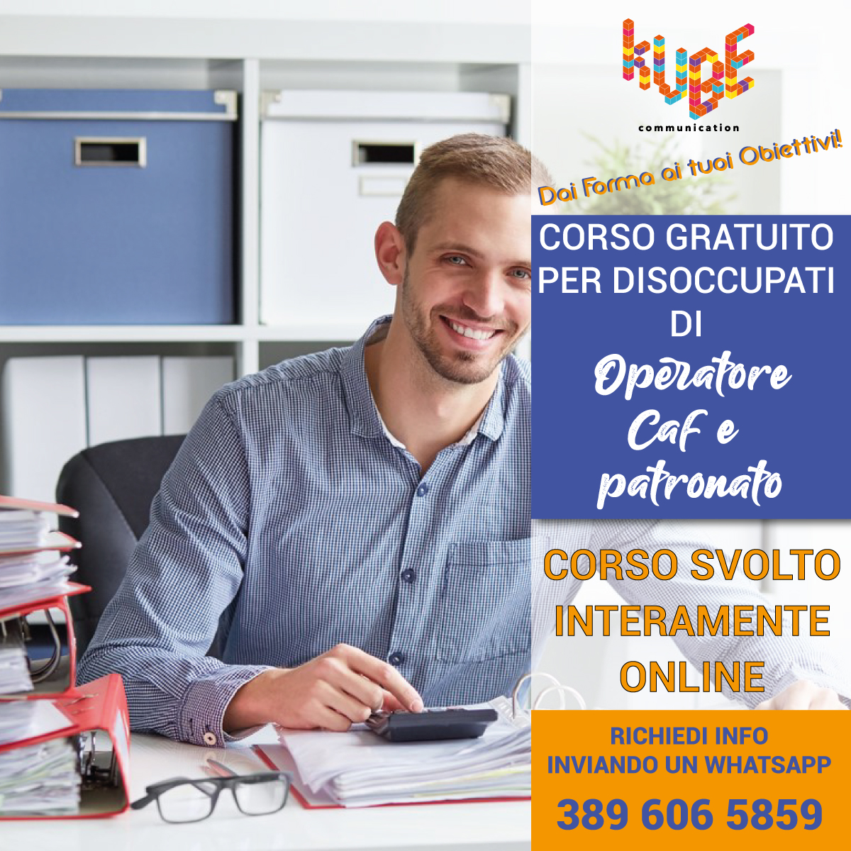 CORSO GRATUITO ONLINE OPERATORE CAF E PATRONATO - Kube Communication